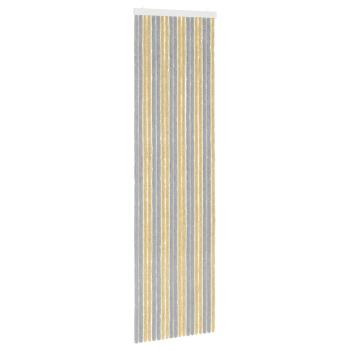 Insektenschutzvorhang Chenille Grau und Beige 56 x 200 cm