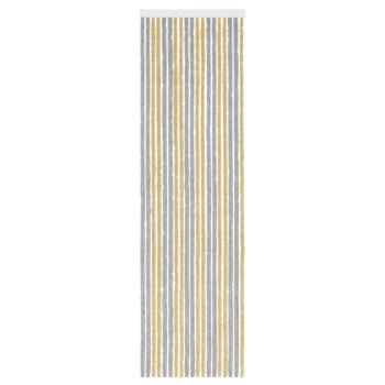 Insektenschutzvorhang Chenille Grau und Beige 56 x 200 cm