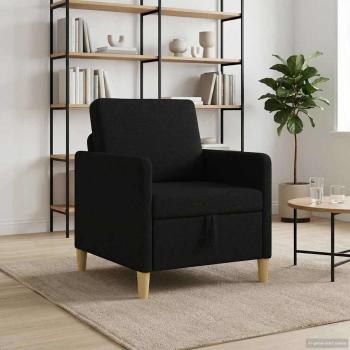 Sofa mit Stauraum Schwarz 72 x 78 x 87 cm Polyester