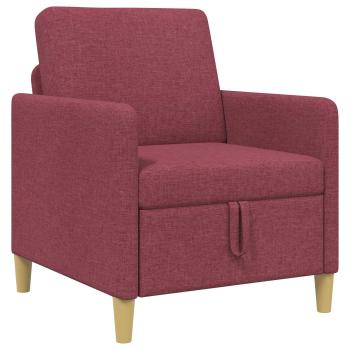 Sofa mit Stauraum Weinrot 72 x 78 x 87 cm Polyester