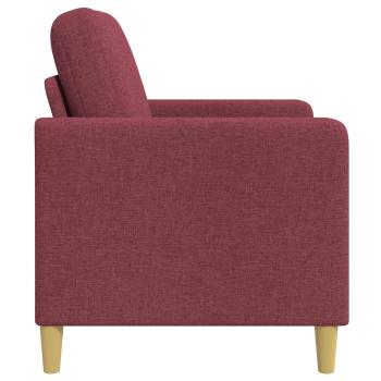 Sofa mit Stauraum Weinrot 72 x 78 x 87 cm Polyester