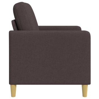Sofa mit Stauraum Dunkelbraun 72 x 78 x 87 cm Polyester