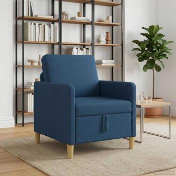 ARDEBO.de - Sofa mit Stauraum Blau 72 x 78 x 87 cm Polyester