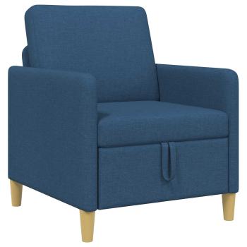 Sofa mit Stauraum Blau 72 x 78 x 87 cm Polyester