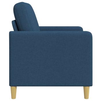 Sofa mit Stauraum Blau 72 x 78 x 87 cm Polyester