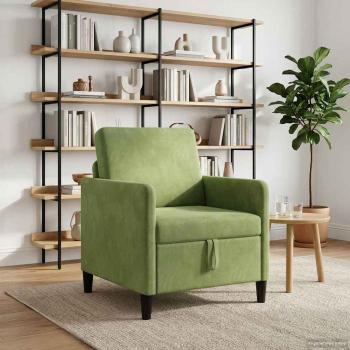 Sofa mit Stauraum Hellgrün 72 x 78 x 87 cm Polyester