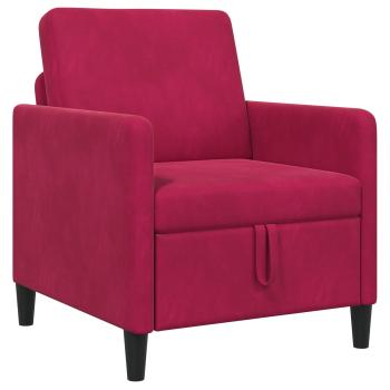 Sofa mit Stauraum Weinrot 72 x 78 x 87 cm Polyester