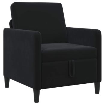 Sofa mit Stauraum Schwarz 72 x 78 x 87 cm Polyester