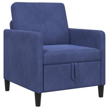 Sofa mit Stauraum Polizeiblau 72 x 78 x 87 cm Polyester