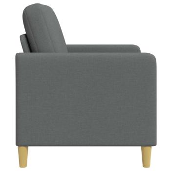 Sofa mit Stauraum Dunkelgrau 122 x 78 x 87 cm Polyester