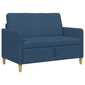 Sofa mit Stauraum Blau 122 x 78 x 87 cm Polyester