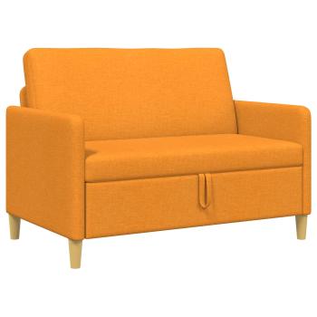 Sofa mit Stauraum Dunkelgelb 122 x 78 x 87 cm Polyester