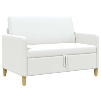 Sofa mit Stauraum Weiß 122 x 78 x 87 cm Polyester
