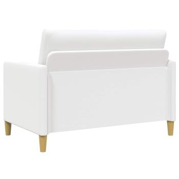 Sofa mit Stauraum Weiß 122 x 78 x 87 cm Polyester