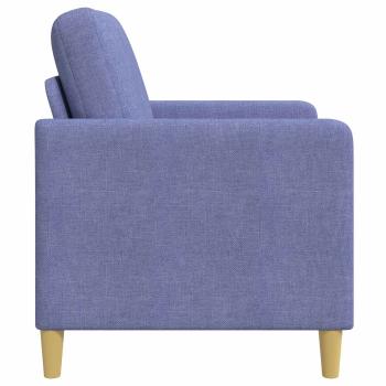 Sofa mit Stauraum Jeans blau 122 x 78 x 87 cm Polyester