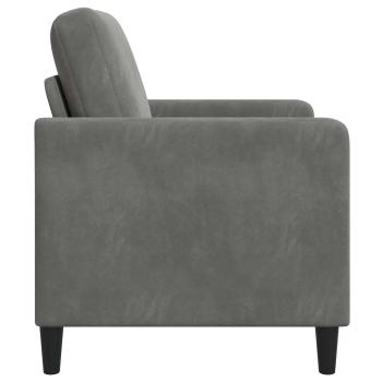 Sofa mit Stauraum Dunkelgrau 122 x 78 x 87 cm Polyester