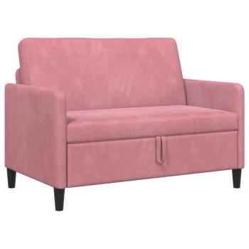 Sofa mit Stauraum Rosa 122 x 78 x 87 cm Polyester