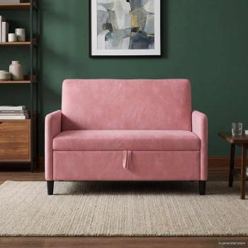 Sofa mit Stauraum Rosa 122 x 78 x 87 cm Polyester
