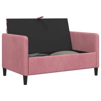 Sofa mit Stauraum Rosa 122 x 78 x 87 cm Polyester