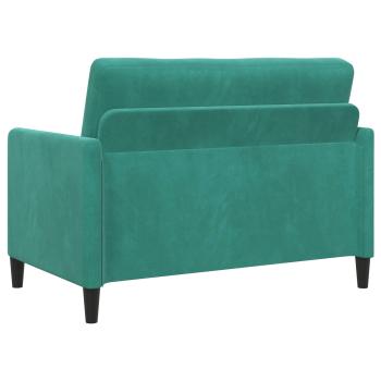 Sofa mit Stauraum Türkis 122 x 78 x 87 cm Polyester