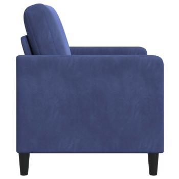 Sofa mit Stauraum Polizeiblau 122 x 78 x 87 cm Polyester