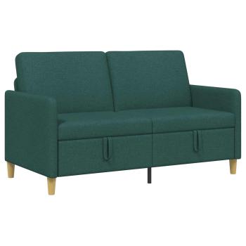 Sofa mit Stauraum Dunkelgrün 152 x 78 x 87 cm Polyester
