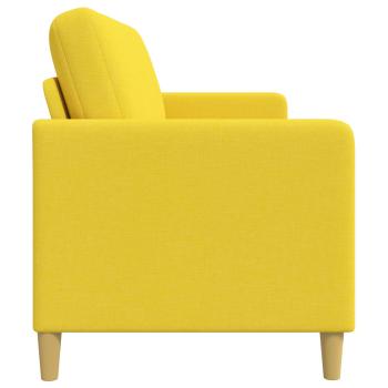Sofa mit Stauraum Helles Gelb 152 x 78 x 87 cm Polyester