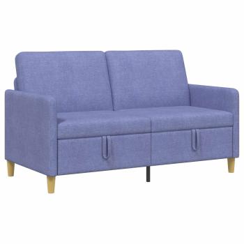 Sofa mit Stauraum Jeans blau 152 x 78 x 87 cm Polyester
