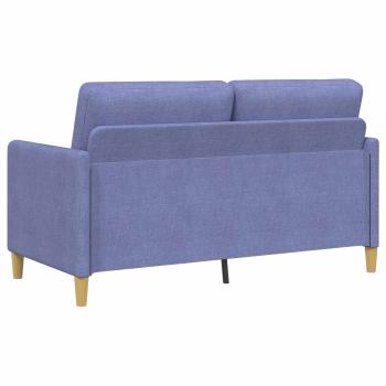 Sofa mit Stauraum Jeans blau 152 x 78 x 87 cm Polyester