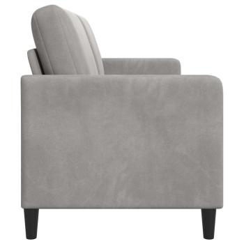 Sofa mit Stauraum Hellgrau 152 x 78 x 87 cm Polyester