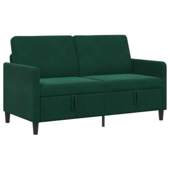 Sofa mit Stauraum Dunkelgrün 152 x 78 x 87 cm Polyester