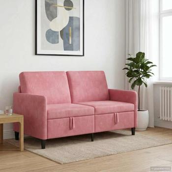 Sofa mit Stauraum Rosa 152 x 78 x 87 cm Polyester