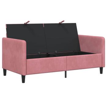 Sofa mit Stauraum Rosa 152 x 78 x 87 cm Polyester