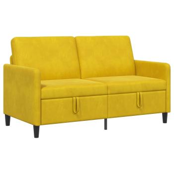 Sofa mit Stauraum Gelb 152 x 78 x 87 cm Polyester