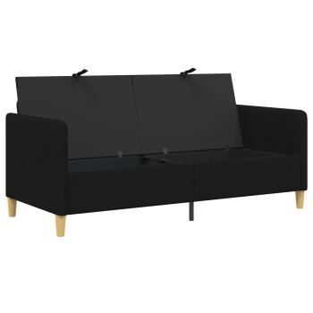Sofa mit Stauraum Schwarz 172 x 78 x 87 cm Polyester