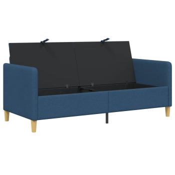 Sofa mit Stauraum Blau 172 x 78 x 87 cm Polyester