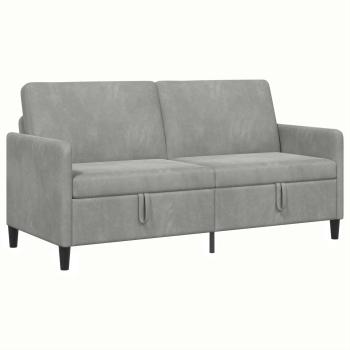 Sofa mit Stauraum Hellgrau 172 x 78 x 87 cm Polyester