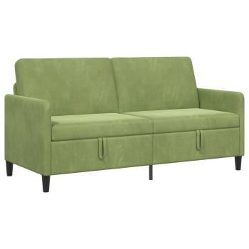 Sofa mit Stauraum Hellgrün 172 x 78 x 87 cm Polyester