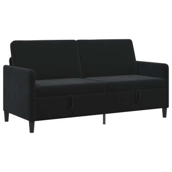 Sofa mit Stauraum Schwarz 172 x 78 x 87 cm Polyester