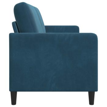 Sofa mit Stauraum Blau 172 x 78 x 87 cm Polyester