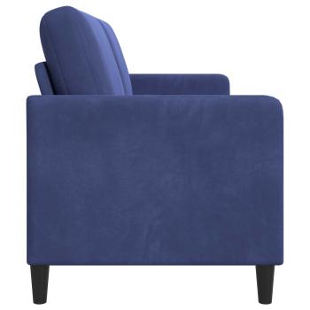 Sofa mit Stauraum Polizeiblau 172 x 78 x 87 cm Polyester