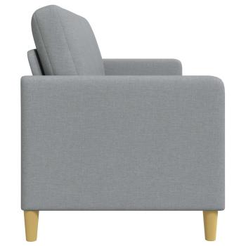 Sofa mit Stauraum Hellgrau 192 x 78 x 87 cm Polyester