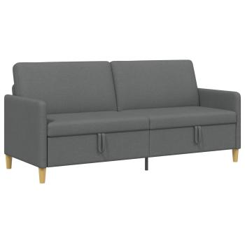 Sofa mit Stauraum Dunkelgrau 192 x 78 x 87 cm Polyester