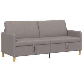Sofa mit Stauraum Taupe 192 x 78 x 87 cm Polyester