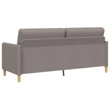 Sofa mit Stauraum Taupe 192 x 78 x 87 cm Polyester