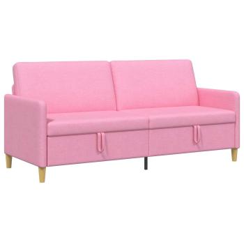 Sofa mit Stauraum Rosa 192 x 78 x 87 cm Polyester
