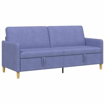Sofa mit Stauraum Jeans blau 192 x 78 x 87 cm Polyester