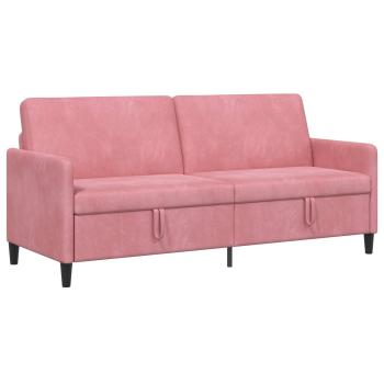 Sofa mit Stauraum Rosa 192 x 78 x 87 cm Polyester