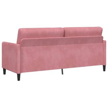 Sofa mit Stauraum Rosa 192 x 78 x 87 cm Polyester