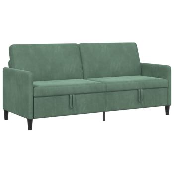 Sofa mit Stauraum Meergrün 192 x 78 x 87 cm Polyester